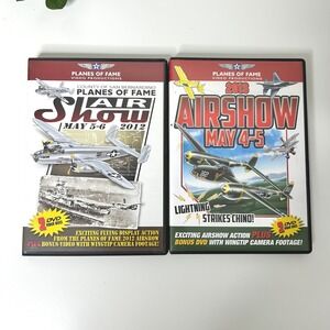 Planes of Fame Air Show DVD Set 2012 2013 Chino CA 4-Disc